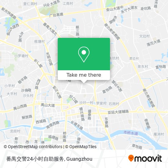 番禺交警24小时自助服务 map