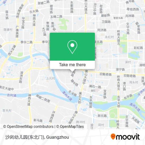 沙岗幼儿园(东北门) map