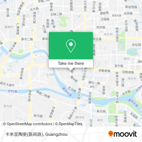 卡米亚陶瓷(新岗路) map