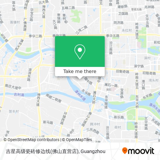 吉星高级瓷砖修边线(佛山直营店) map