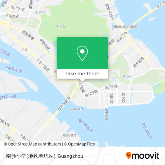 南沙小学(地铁塘坑站) map