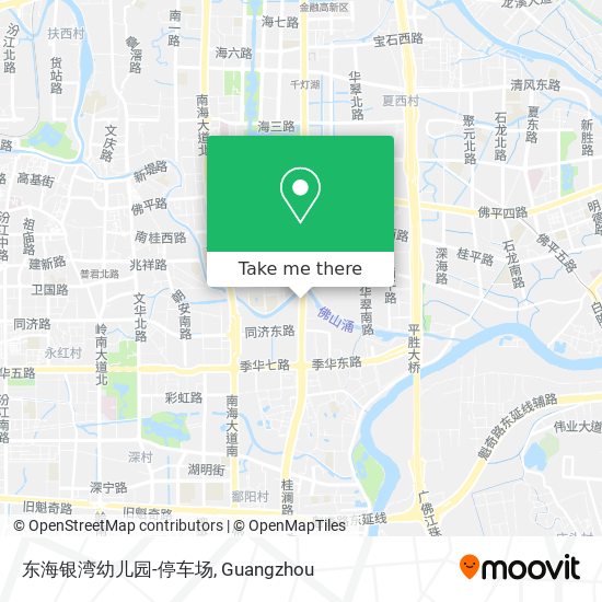 东海银湾幼儿园-停车场 map