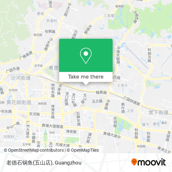 老德石锅鱼(五山店) map