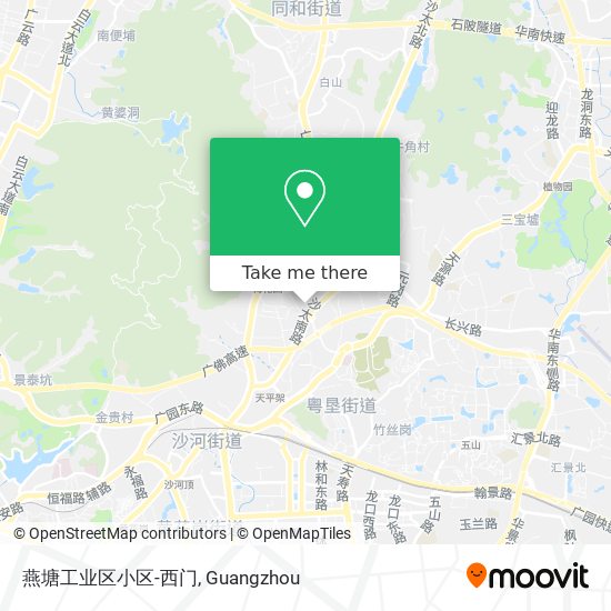 燕塘工业区小区-西门 map