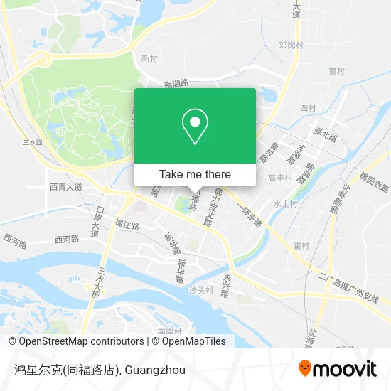鸿星尔克(同福路店) map