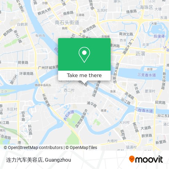 连力汽车美容店 map