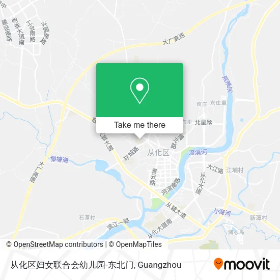 从化区妇女联合会幼儿园-东北门 map