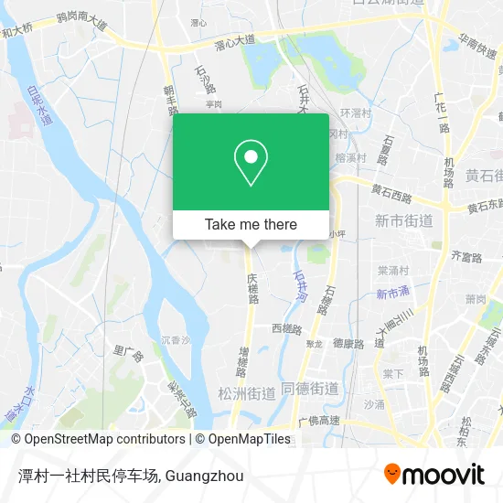 潭村一社村民停车场 map