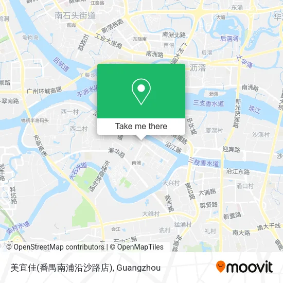 美宜佳(番禺南浦沿沙路店) map