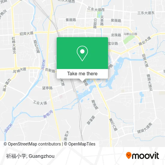 祈福小学 map