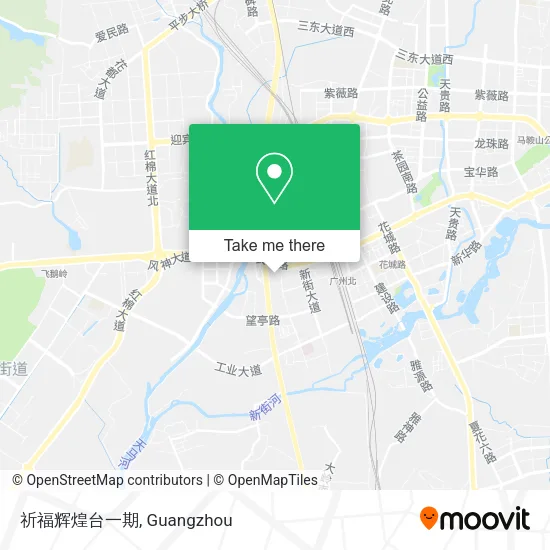 祈福辉煌台一期 map