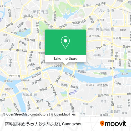 南粤国际旅行社(大沙头码头店) map