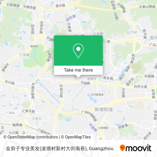 金剪子专业美发(凌塘村新村大街南巷) map