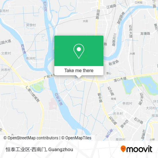 恒泰工业区-西南门 map