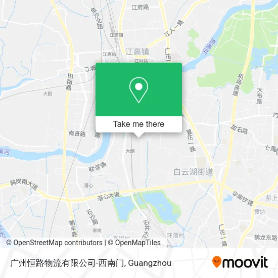 广州恒路物流有限公司-西南门 map