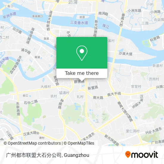 广州都市联盟大石分公司 map