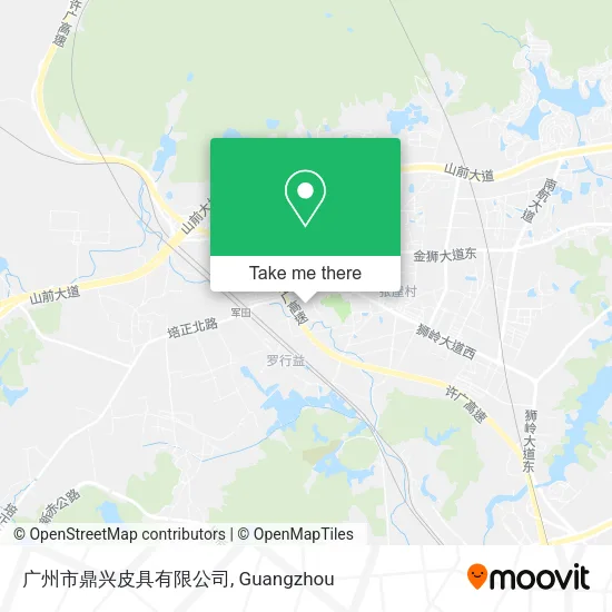 广州市鼎兴皮具有限公司 map