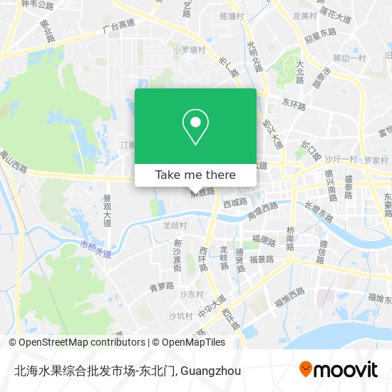 北海水果综合批发市场-东北门 map
