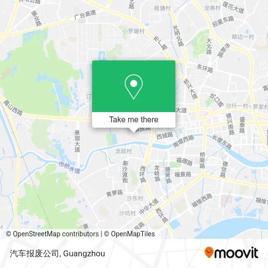 汽车报废公司 map