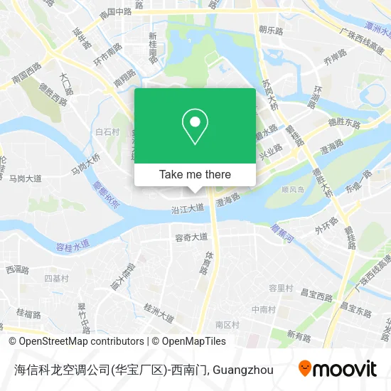 海信科龙空调公司(华宝厂区)-西南门 map