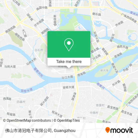 佛山市港冠电子有限公司 map