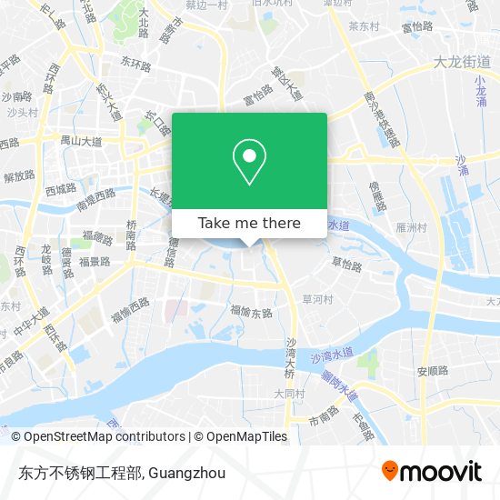 东方不锈钢工程部 map