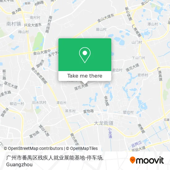 广州市番禺区残疾人就业展能基地-停车场 map