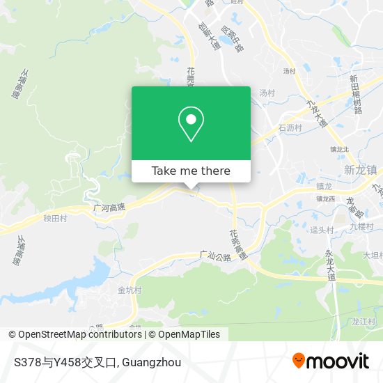 S378与Y458交叉口 map