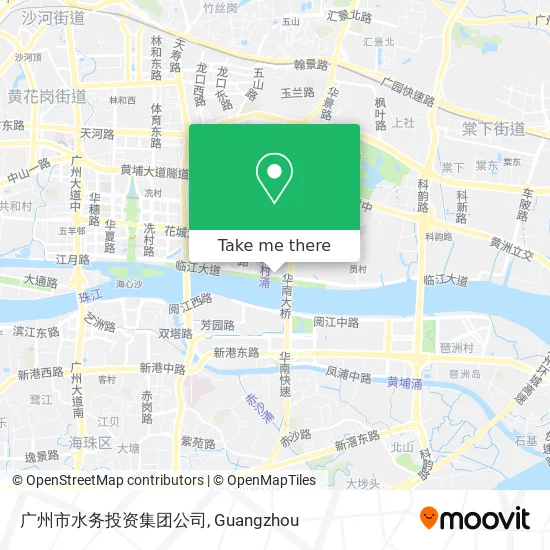 广州市水务投资集团公司 map