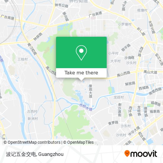 波记五金交电 map