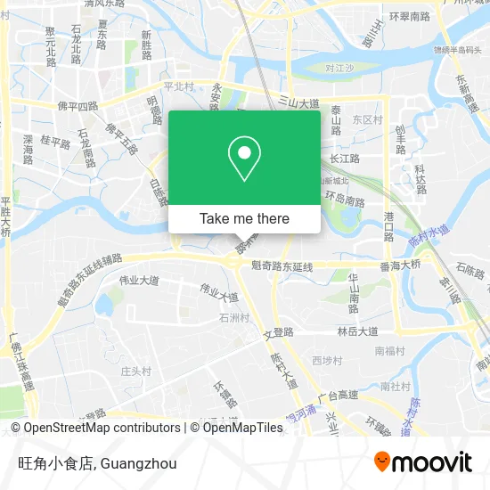 旺角小食店 map