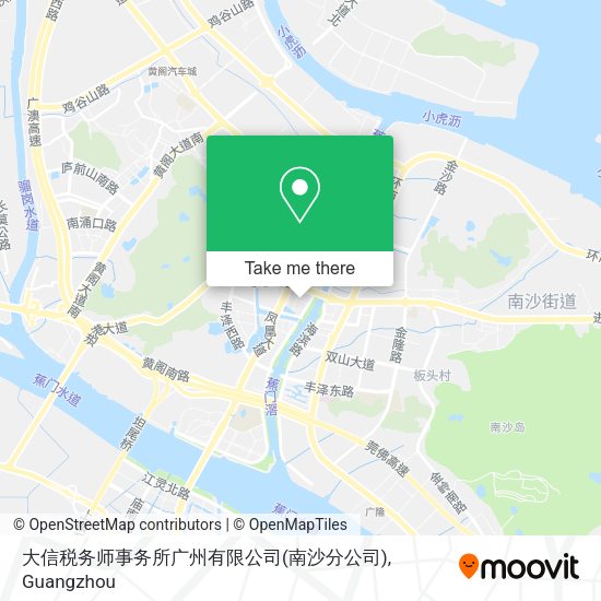 大信税务师事务所广州有限公司(南沙分公司) map