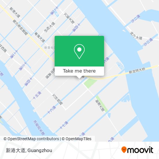 新港大道 map