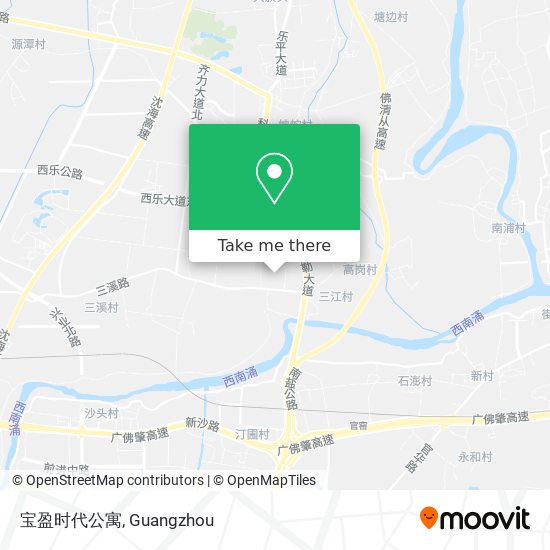 宝盈时代公寓 map