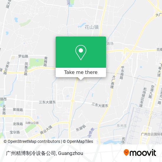 广州精博制冷设备公司 map