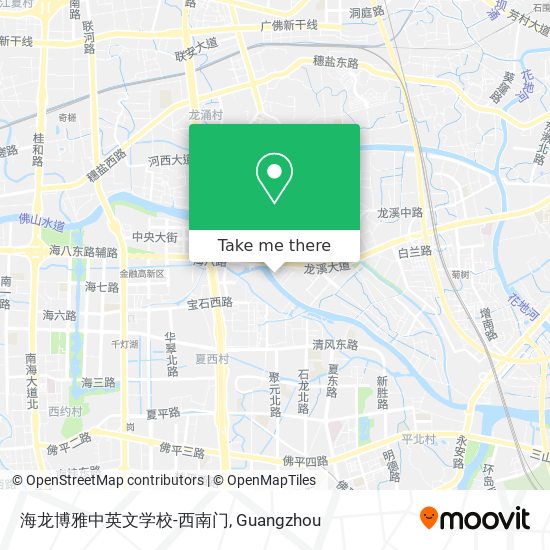 海龙博雅中英文学校-西南门 map