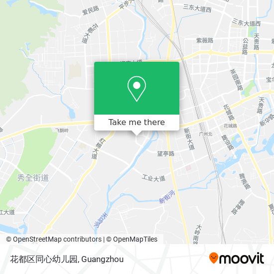 花都区同心幼儿园 map