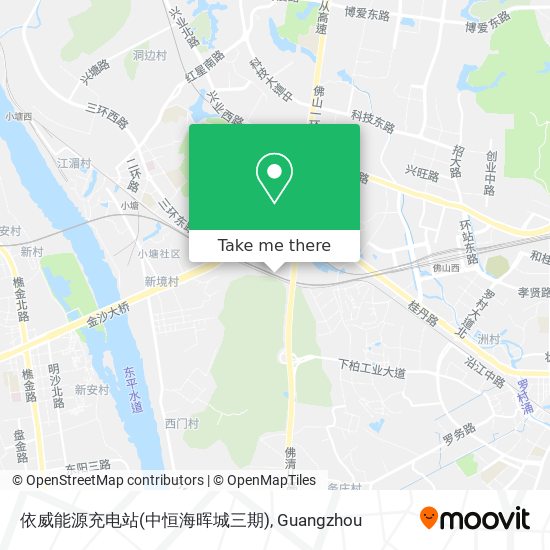 依威能源充电站(中恒海晖城三期) map