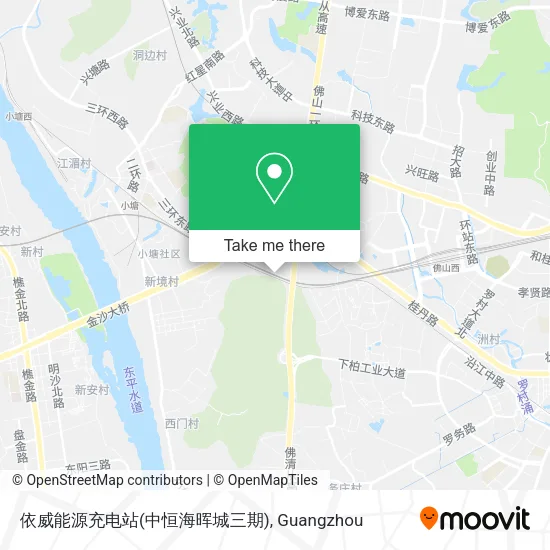 依威能源充电站(中恒海晖城三期) map