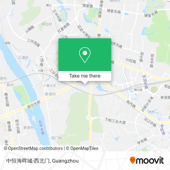 中恒海晖城-西北门 map