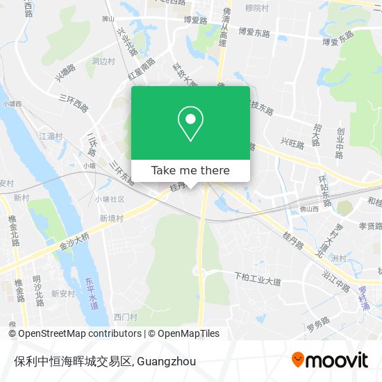 保利中恒海晖城交易区 map