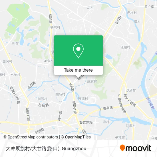 大冲展旗村/大甘路(路口) map