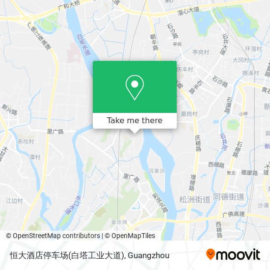 恒大酒店停车场(白塔工业大道) map