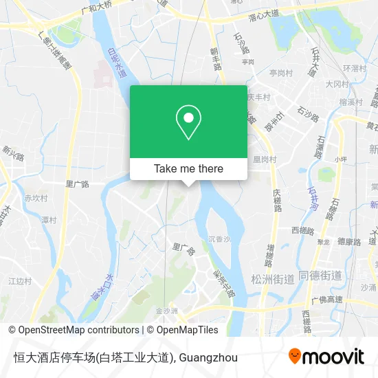 恒大酒店停车场(白塔工业大道) map
