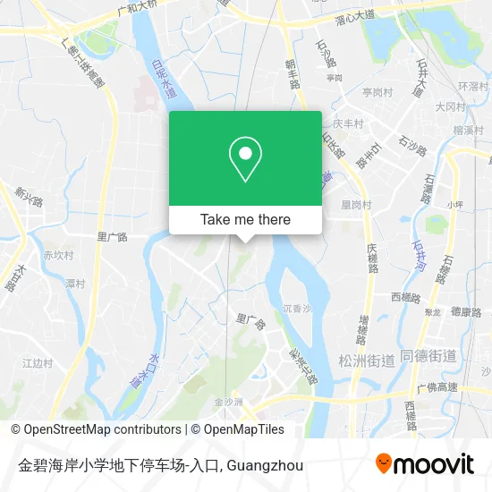 金碧海岸小学地下停车场-入口 map