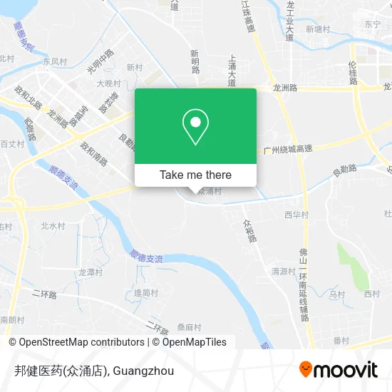 邦健医药(众涌店) map