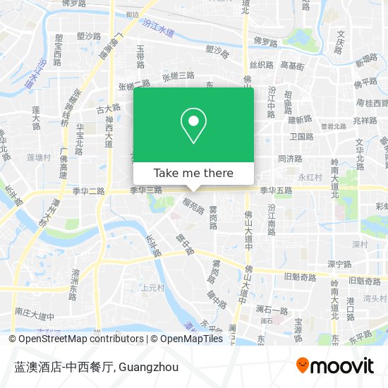 蓝澳酒店-中西餐厅 map