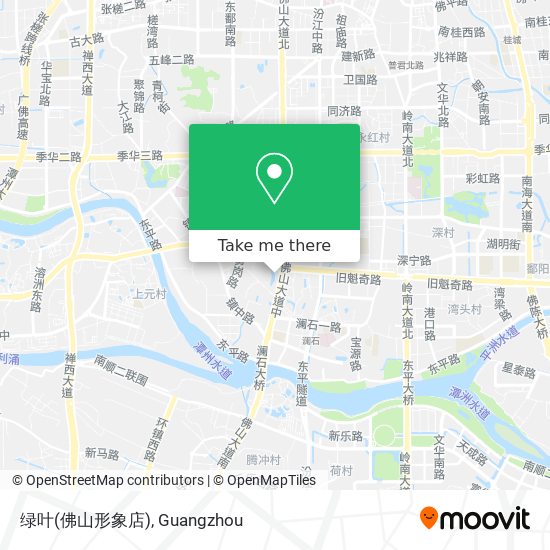 绿叶(佛山形象店) map
