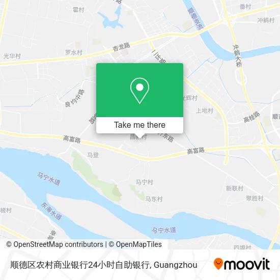 顺德区农村商业银行24小时自助银行 map