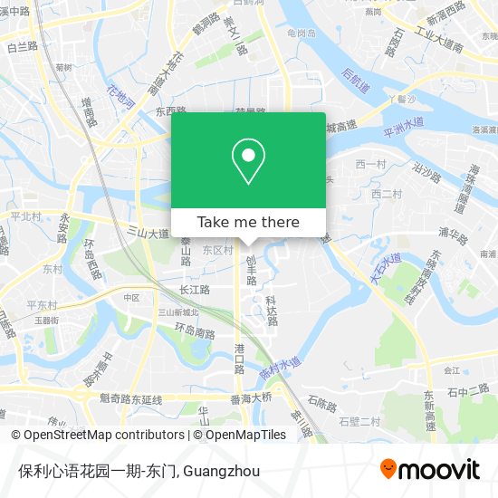 保利心语花园一期-东门 map